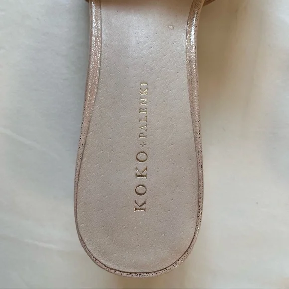 Koko + Palenki Classy Stylish Chic Lively Slide Sandals. Sz 9, Off White - Picture 8 of 8